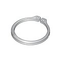 Newport Fasteners External Retaining Ring, 18-8 Stainless Steel Plain Finish, 1.188 in Shaft Dia, 100 PK 872164